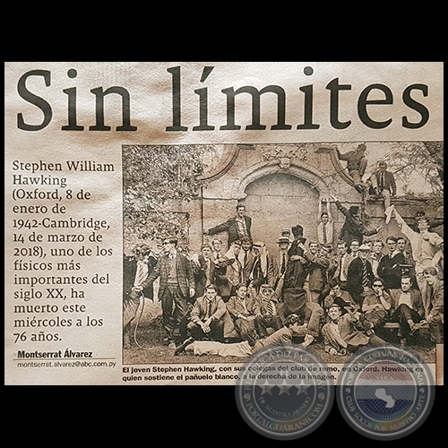 SIN LÍMITES - Por MONTSERRAT ÁLVAREZ - Domingo, 18 de Marzo de 2018